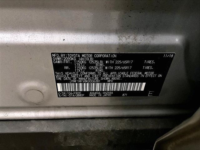 2019 Toyota RAV4 LE