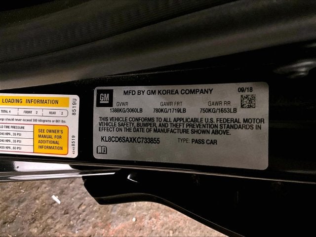 2019 Chevrolet Spark 1LT