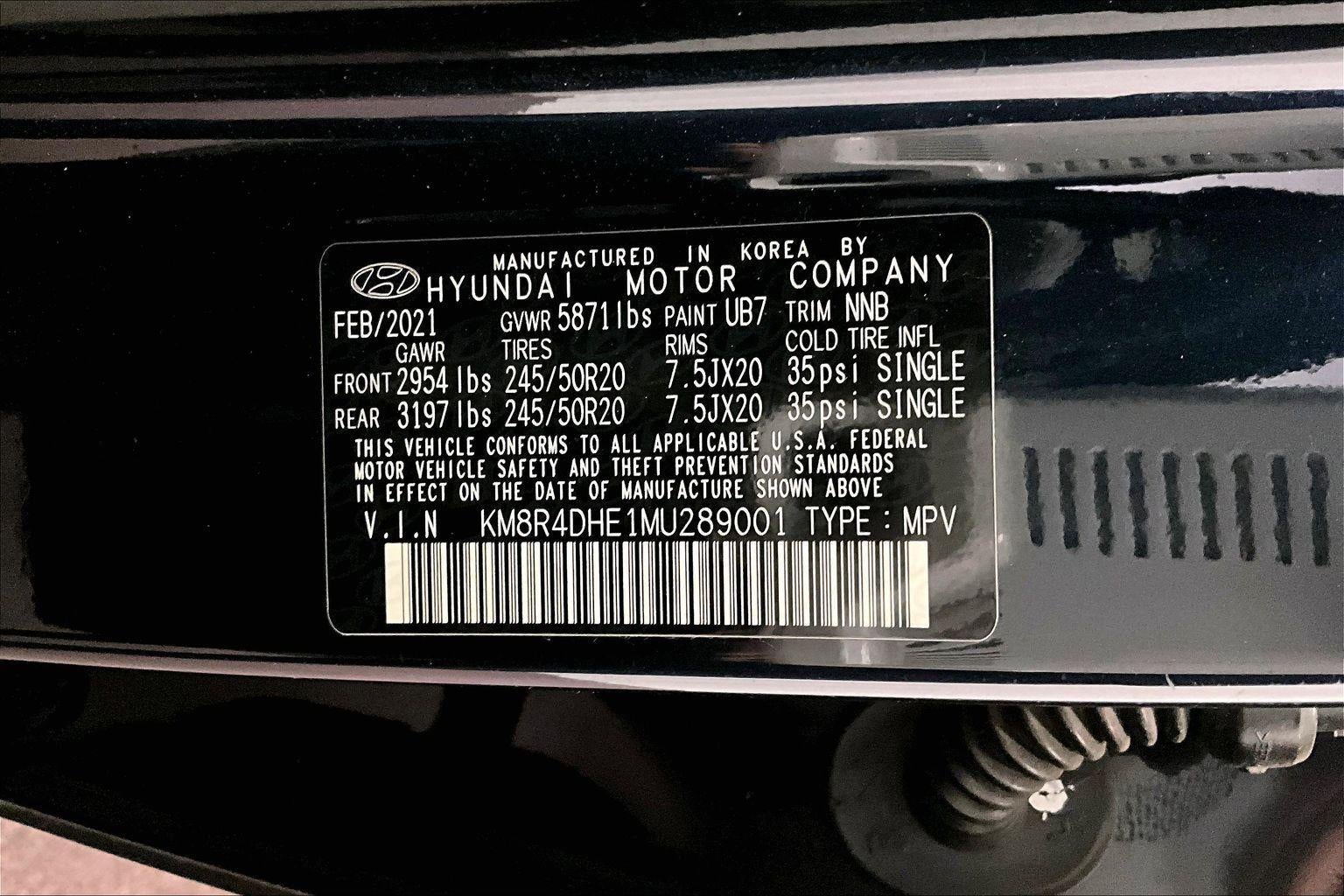 2021 Hyundai Palisade SEL