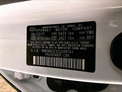 2018 Genesis G80 3.8L