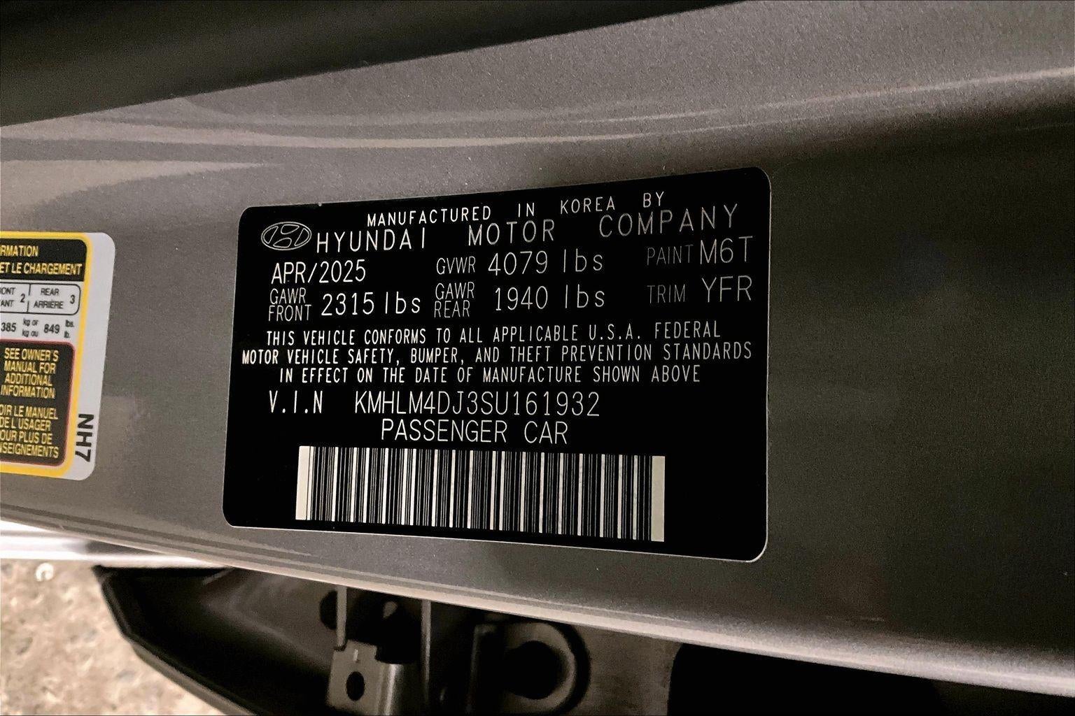 2025 Hyundai Elantra Hybrid Blue