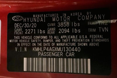 2021 Hyundai Elantra Limited