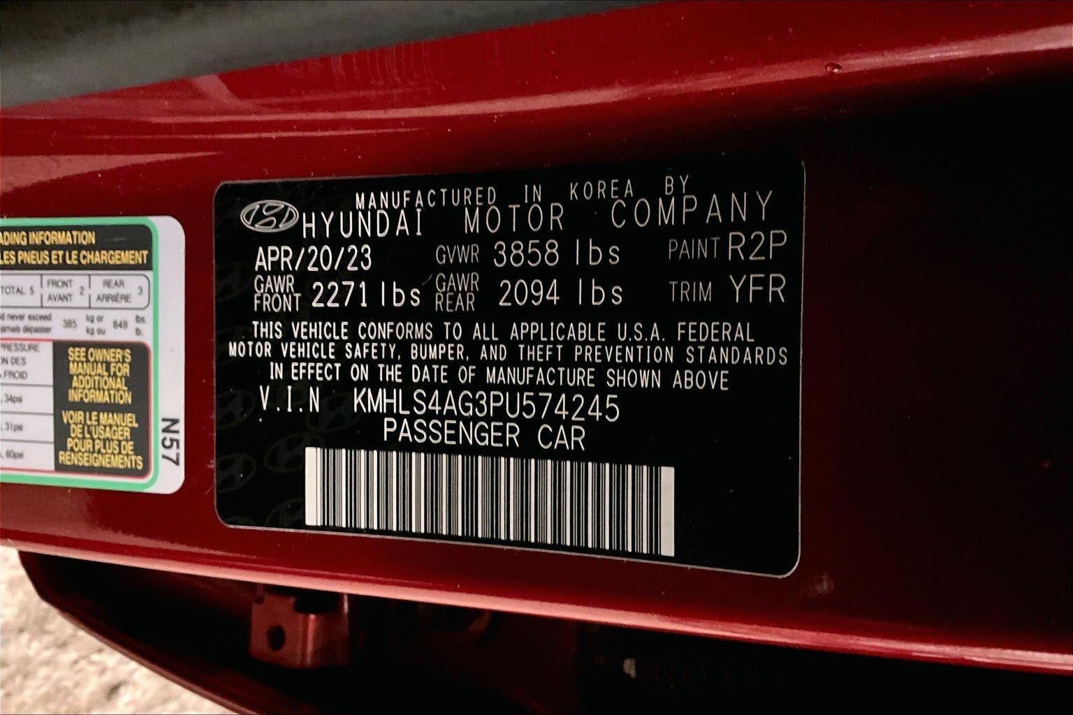 2023 Hyundai Elantra SEL