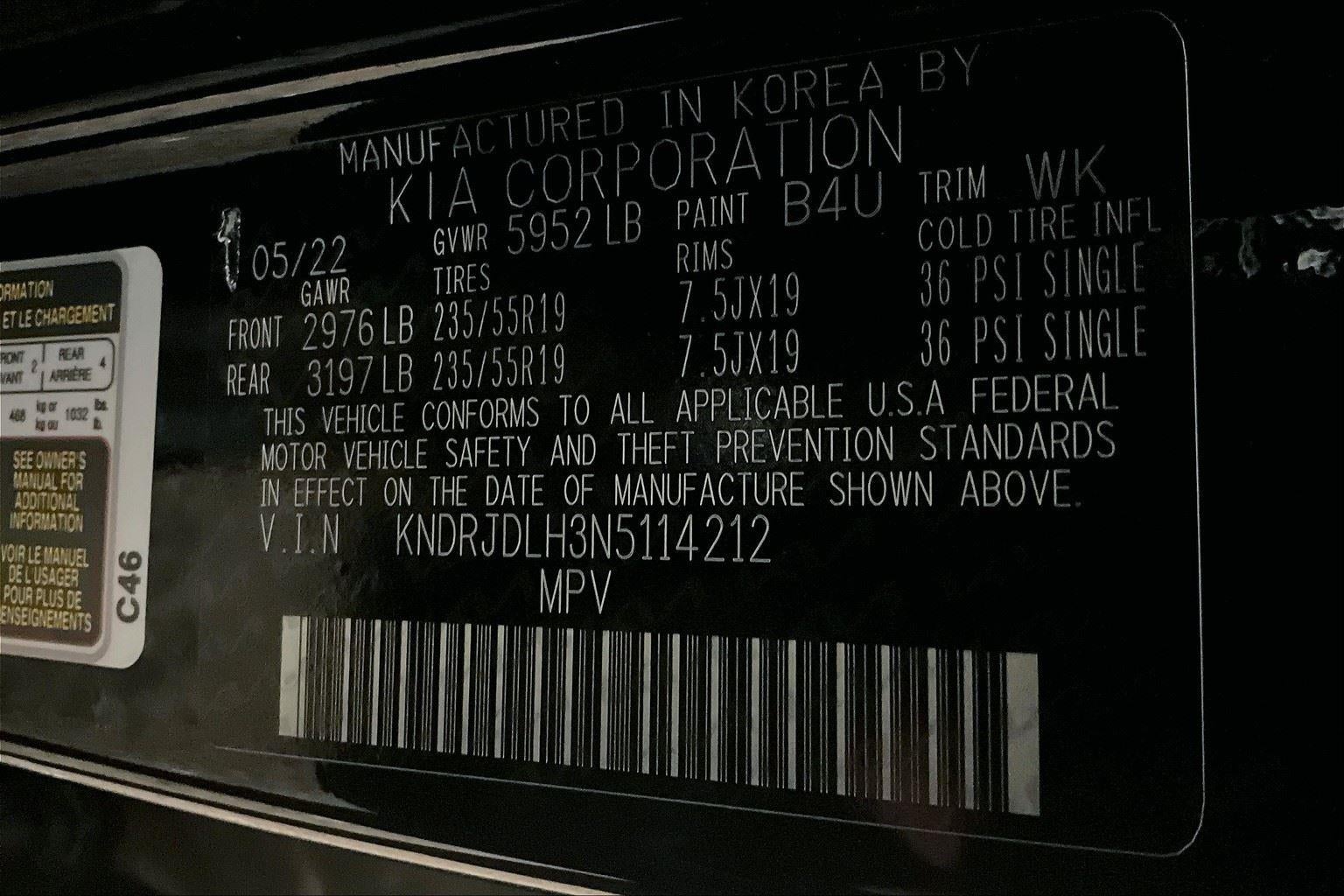 2022 Kia Sorento Plug-In Hybrid SX