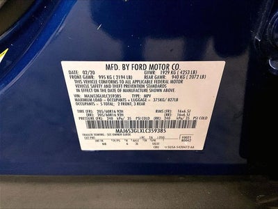 2020 Ford EcoSport SE