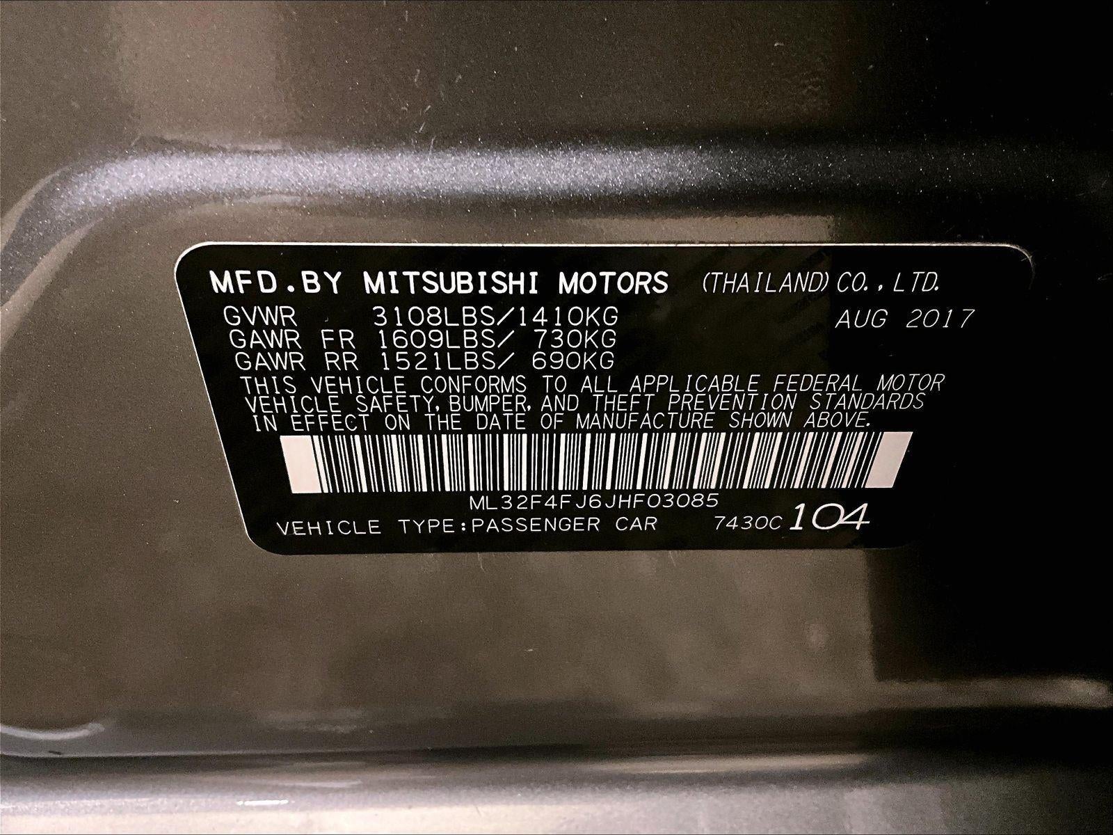 2018 Mitsubishi Mirage G4 SE