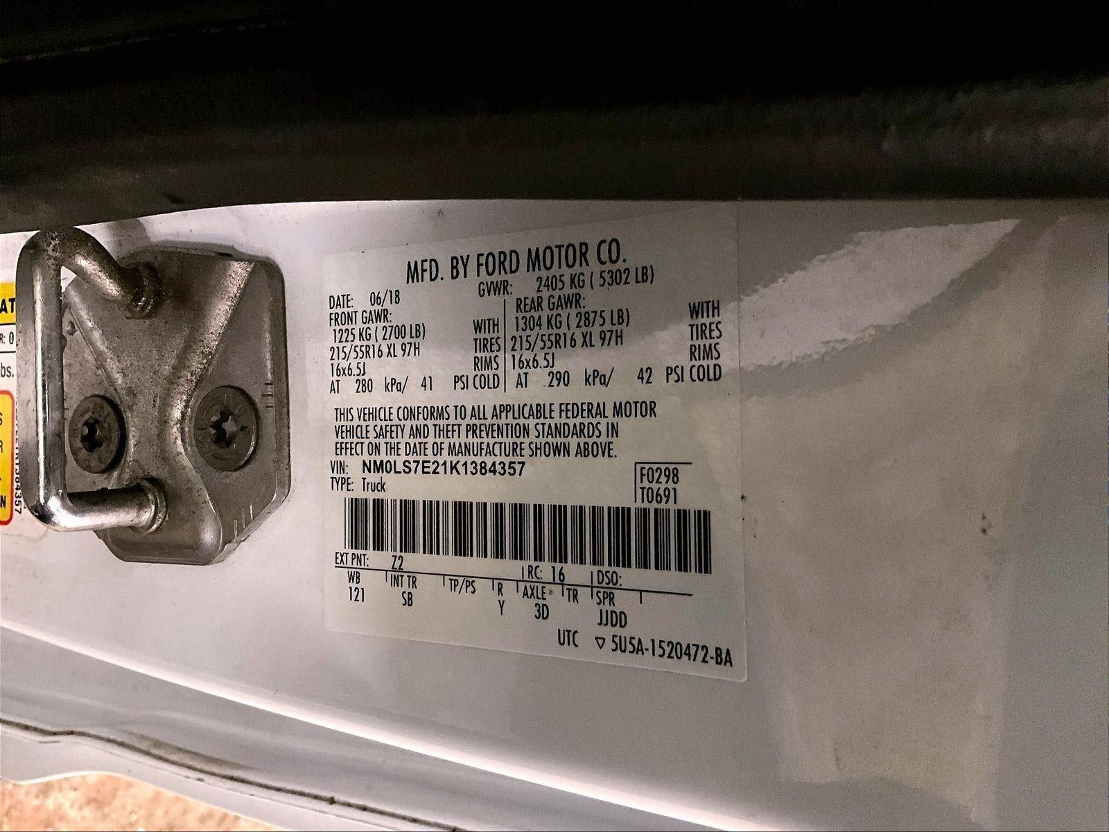 2019 Ford Transit Connect Van XL