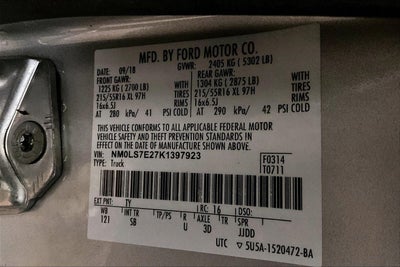 2019 Ford Transit Connect Van XL