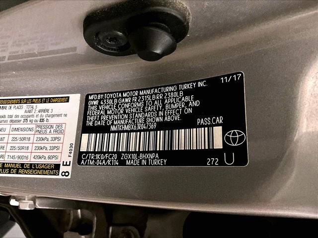 2018 Toyota C-HR XLE Premium