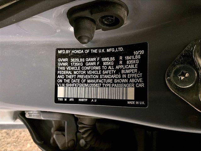 2021 Honda Civic Sport Touring