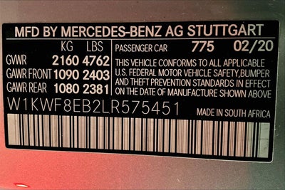 2020 Mercedes-Benz C-Class C 300