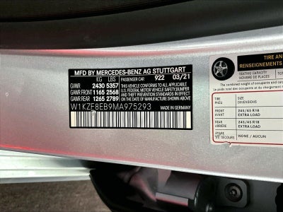 2021 Mercedes-Benz E-Class E 350