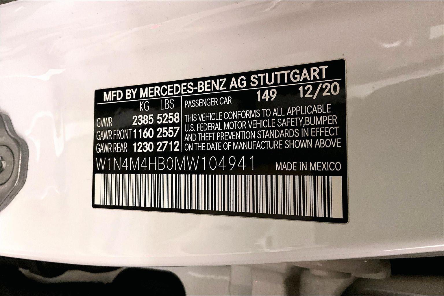 2021 Mercedes-Benz GLB GLB 250