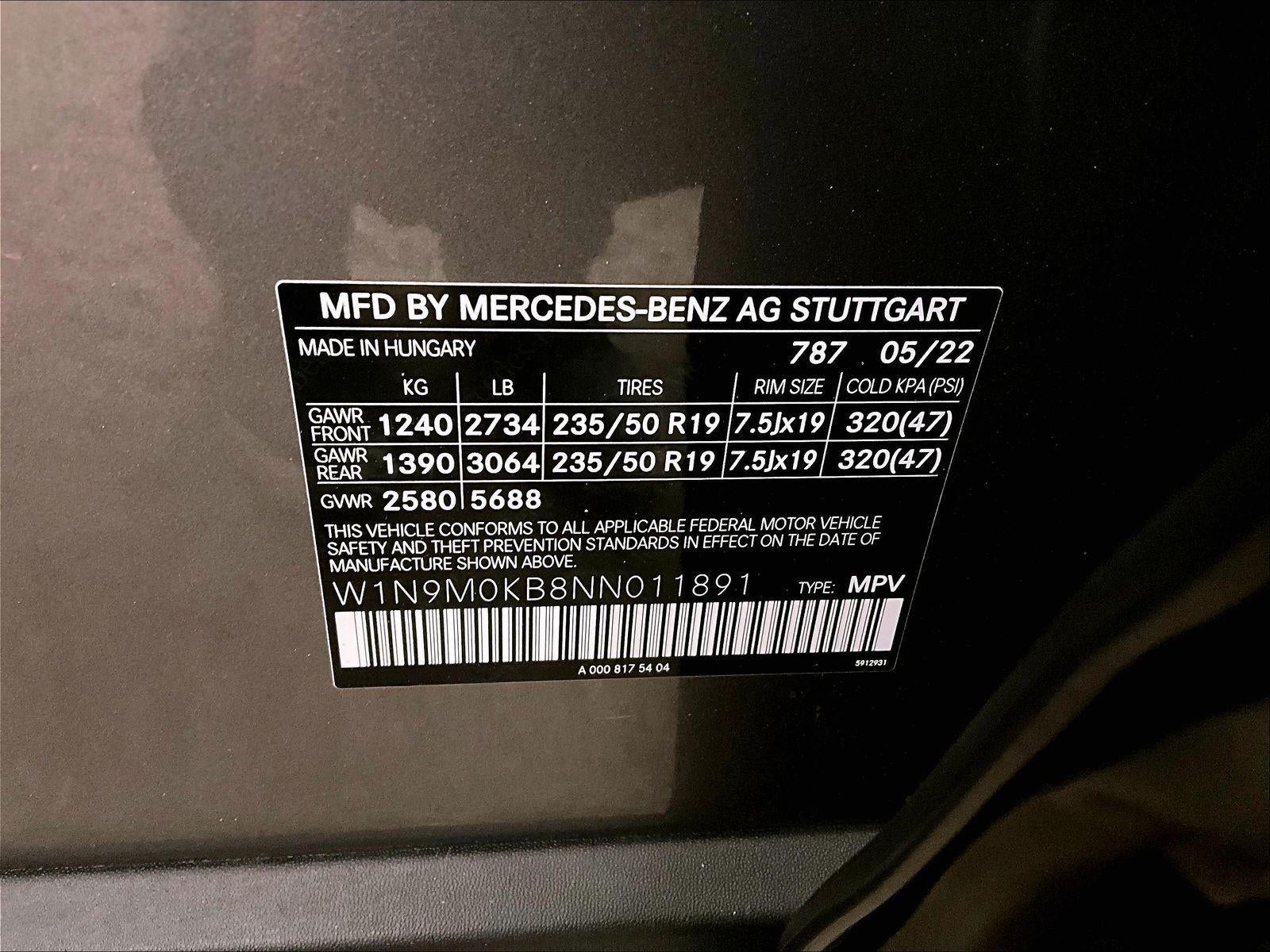 2022 Mercedes-Benz EQB EQB 300