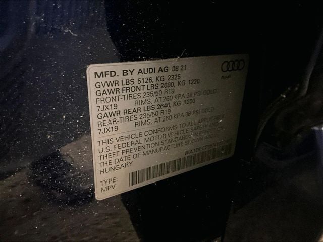 2022 Audi Q3 Premium S Line quattro