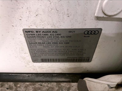 2022 Audi Q5 S line Premium