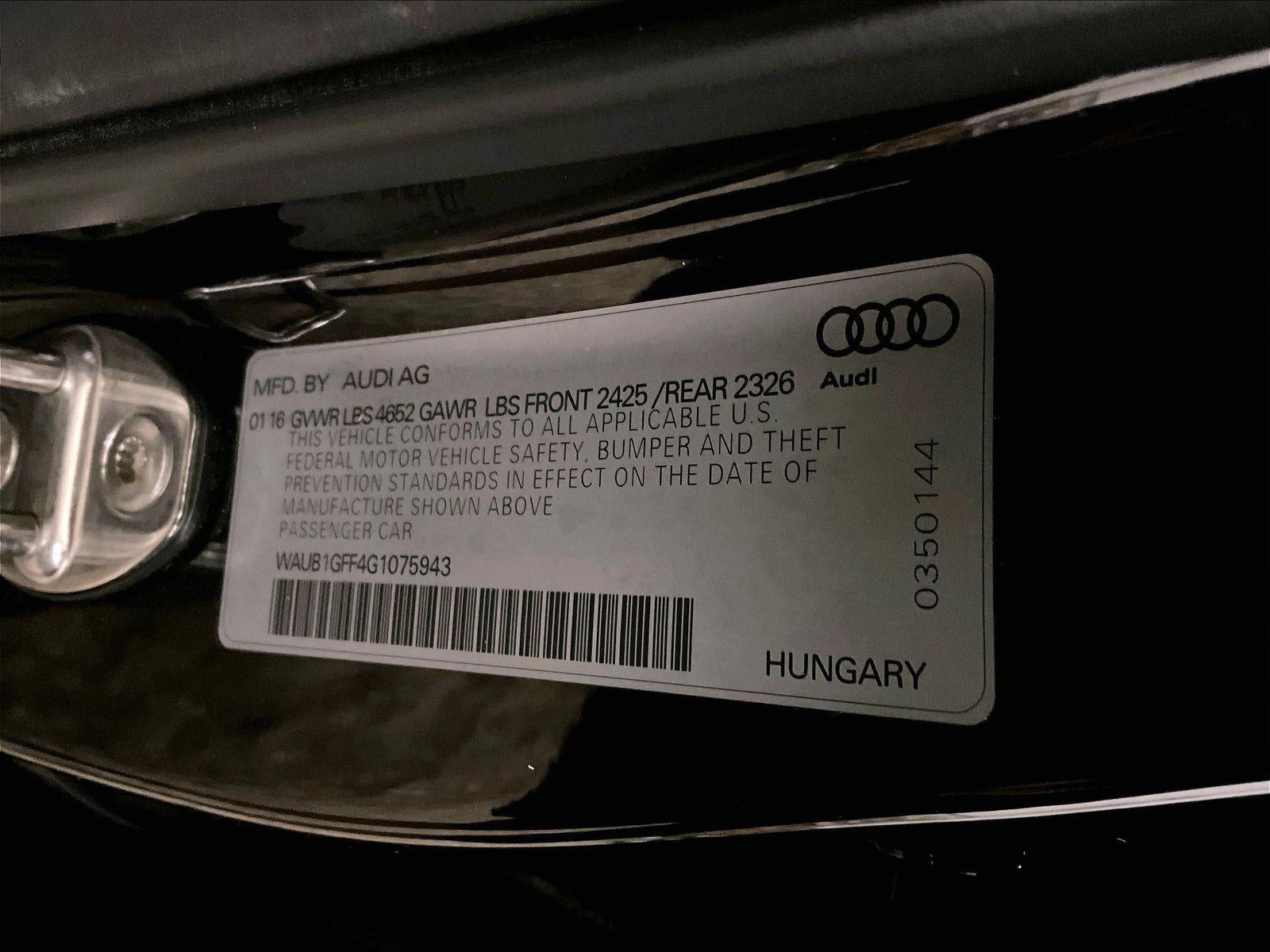 2016 Audi S3 Premium Plus