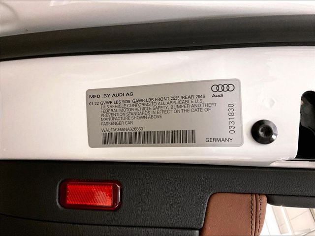 2022 Audi A5 Sportback Premium Plus S Line quattro