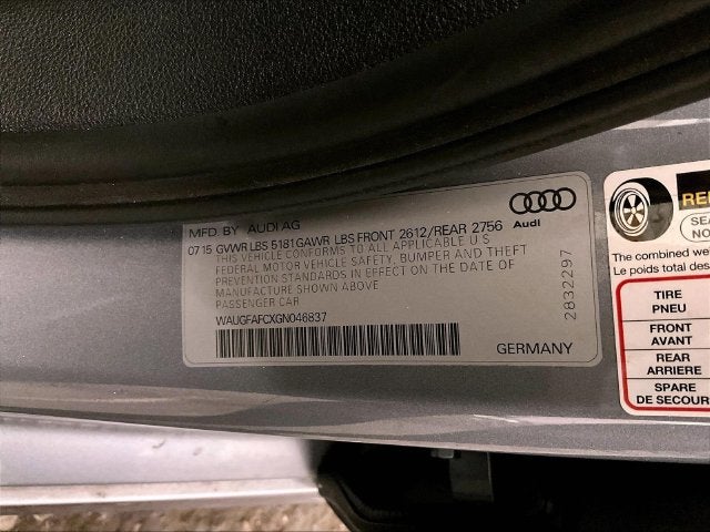 2016 Audi A6 2.0T Premium Plus quattro