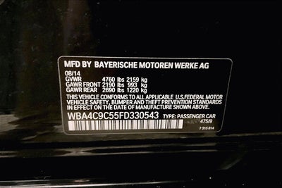 2015 BMW 4 Series 428i xDrive