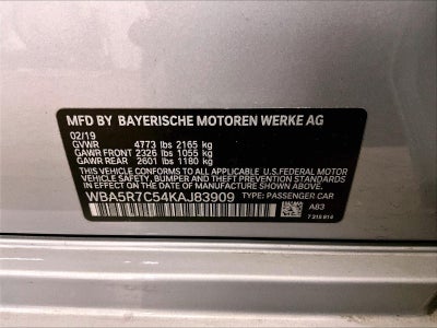 2019 BMW 3 Series 330i xDrive