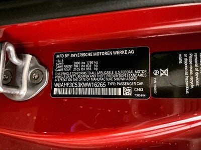 2019 BMW Z4 sDrive30i