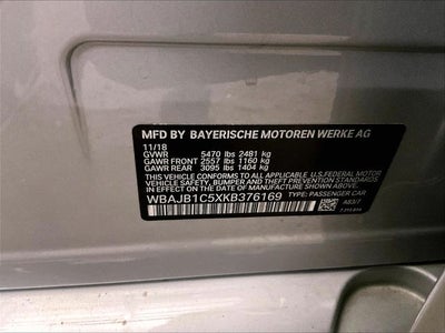 2019 BMW 5 Series 530e xDrive iPerformance