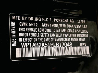 2017 Porsche Macan S