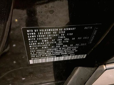 2016 Volkswagen Tiguan SE 4Motion