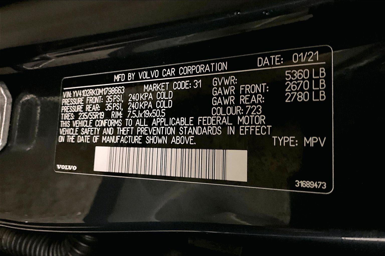 2021 Volvo XC60 Momentum