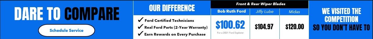 Dare to compare banner